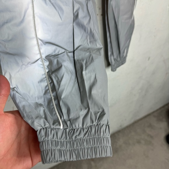 White Fox 3M Reflective Jogger Swooshy Track Pants XS - Picture 10 of 13